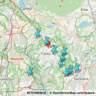 Mappa Via Bolzano, 22063 Cantù CO, Italia (4.20545)