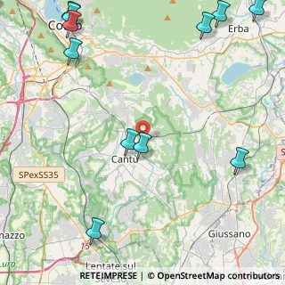 Mappa Via Carlo Collodi, 22063 Cantù CO, Italia (6.39909)