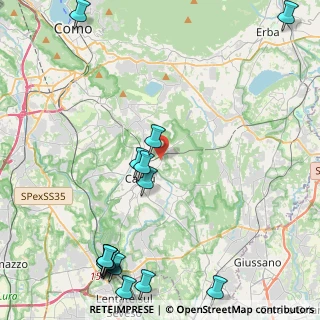 Mappa Via Carlo Collodi, 22063 Cantù CO, Italia (6.06625)
