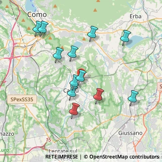 Mappa Via Carlo Collodi, 22063 Cantù CO, Italia (3.80583)