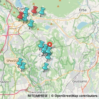 Mappa Via Carlo Collodi, 22063 Cantù CO, Italia (4.45714)