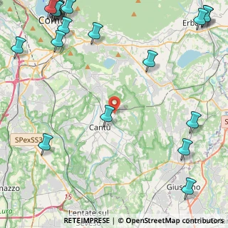 Mappa Via Carlo Collodi, 22063 Cantù CO, Italia (7.22)
