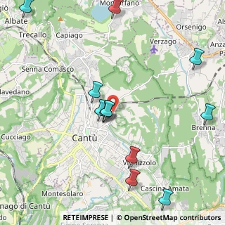 Mappa Via Carlo Collodi, 22063 Cantù CO, Italia (2.3325)