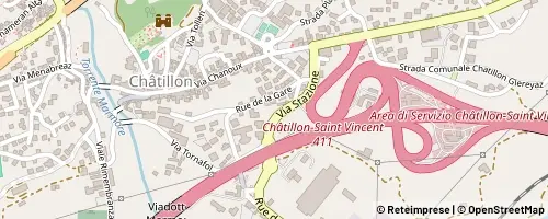 Mappa Châtillon