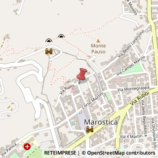Mappa Via Rialto, 5, 36063 Marostica, Vicenza (Veneto)