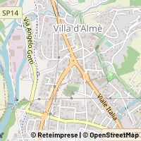 Mapa Villa d'Almè