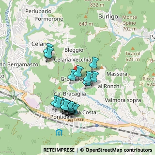 Mappa Via S. Benedetto, 24030 Pontida BG, Italia (0.91111)