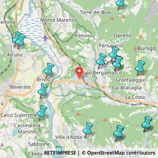 Mappa Via S. Francesco D'Assisi, 24034 Cisano Bergamasco BG, Italia (3.414)