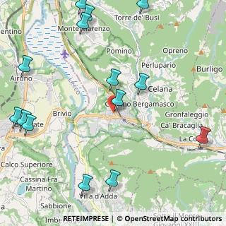 Mappa Via S. Francesco D'Assisi, 24034 Cisano Bergamasco BG, Italia (2.92143)