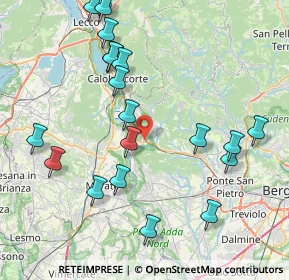 Mappa Via S. Francesco D'Assisi, 24034 Cisano Bergamasco BG, Italia (9.181)