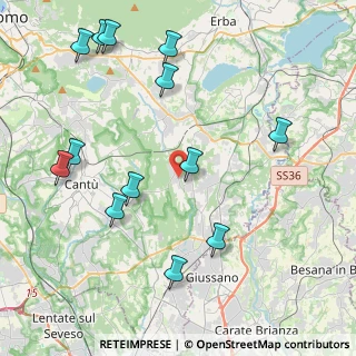 Mappa Via Grigna, 22040 Brenna CO, Italia (4.87923)
