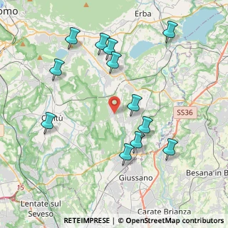 Mappa Via Grigna, 22040 Brenna CO, Italia (4.26083)