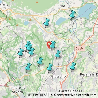 Mappa Via Grigna, 22040 Brenna CO, Italia (4.0575)