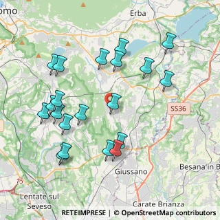 Mappa Via Grigna, 22040 Brenna CO, Italia (4.1845)