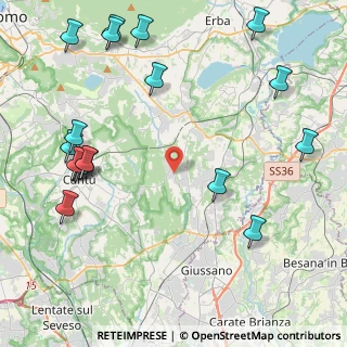 Mappa Via Grigna, 22040 Brenna CO, Italia (5.55889)