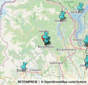 Mappa Isolella, 13010 Borgosesia VC, Italia (19.69533)