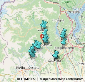 Mappa Isolella, 13010 Borgosesia VC, Italia (10.77)