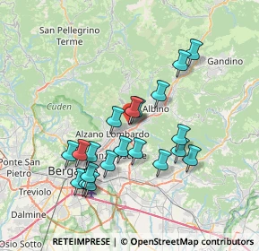 Mappa Via Sotto Loggia, 24027 Nembro BG, Italia (6.775)