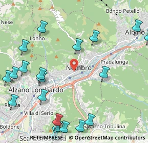 Mappa Via Sotto Loggia, 24027 Nembro BG, Italia (2.889)