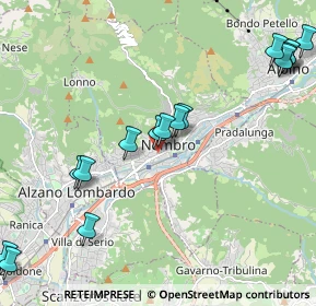 Mappa Via Sotto Loggia, 24027 Nembro BG, Italia (2.5575)