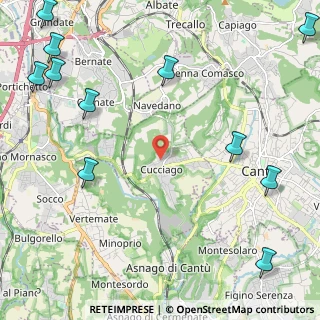 Mappa Via Michelbecco, 22060 Cucciago CO, Italia (3.29636)