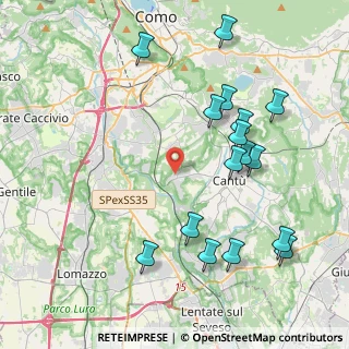 Mappa Via Michelbecco, 22060 Cucciago CO, Italia (4.51375)