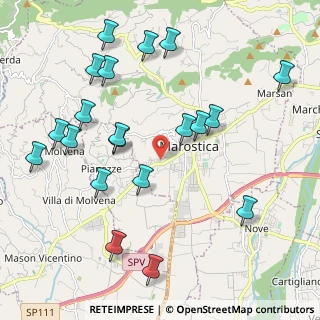 Mappa Via del Borgo, 36063 Marostica VI, Italia (2.3245)