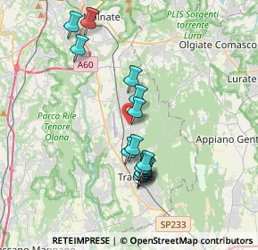Mappa Via Campo Canalino, 21040 Venegono Inferiore VA, Italia (3.318)