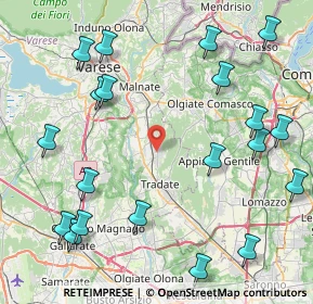 Mappa Via Campo Canalino, 21040 Venegono Inferiore VA, Italia (10.6995)