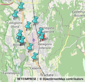 Mappa Via Campo Canalino, 21040 Venegono Inferiore VA, Italia (1.91833)