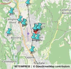 Mappa Via Campo Canalino, 21040 Venegono Inferiore VA, Italia (1.56923)