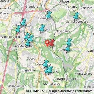 Mappa Via Valle Mulini, 22073 Fino Mornasco CO, Italia (2.12857)