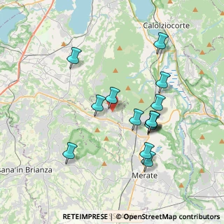 Mappa Via Contrada di Mezzo, 23889 Santa Maria Hoè LC, Italia (3.51286)