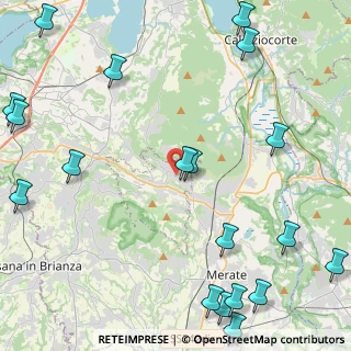 Mappa Via Contrada di Mezzo, 23889 Santa Maria Hoè LC, Italia (6.47316)