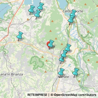 Mappa Via Contrada di Mezzo, 23889 Santa Maria Hoè LC, Italia (4.82583)