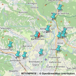Mappa Via Giuseppe Verdi, 24030 Almenno San Bartolomeo BG, Italia (2.5)
