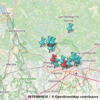 Mappa Via G. Verdi, 24030 Almenno San Bartolomeo BG, Italia (5.68143)