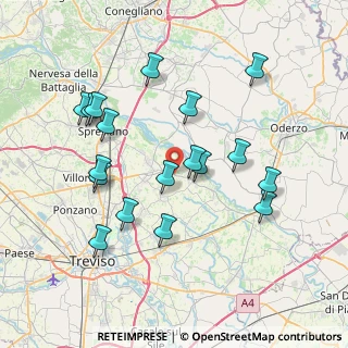 Mappa Via Julia, 31052 Maserada sul Piave TV, Italia (7.54722)