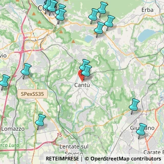 Mappa Via Dante Alighieri, 22063 Cantù CO, Italia (6.5305)