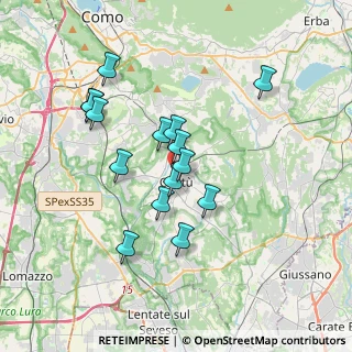 Mappa Via Dante Alighieri, 22063 Cantù CO, Italia (3.154)