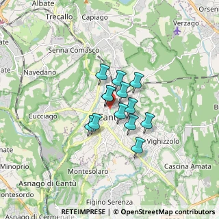Mappa Via Dante Alighieri, 22063 Cantù CO, Italia (0.98538)