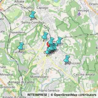 Mappa Via Dante Alighieri, 22063 Cantù CO, Italia (1.05545)