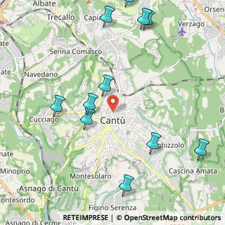 Mappa Via Dante Alighieri, 22063 Cantù CO, Italia (2.55364)