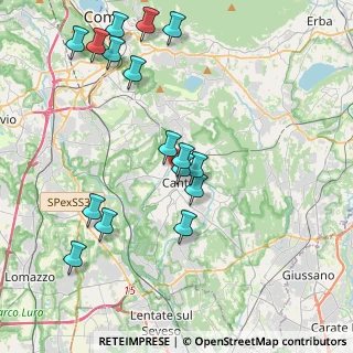 Mappa Via Giuseppe Malchi, 22063 Cantù CO, Italia (4.325)