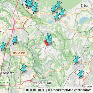 Mappa Via Giuseppe Malchi, 22063 Cantù CO, Italia (6.518)