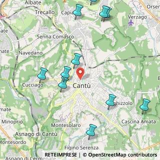 Mappa Via Giuseppe Malchi, 22063 Cantù CO, Italia (2.54636)