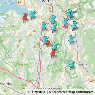Mappa Via Casee, 21040 Caronno Varesino VA, Italia (4.26333)