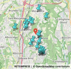 Mappa Via Zurino, 21040 Caronno Varesino VA, Italia (1.6475)