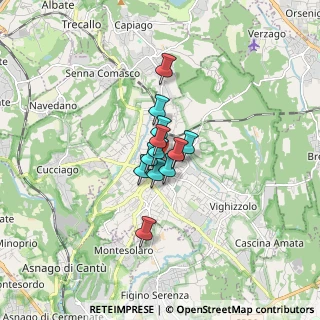Mappa Via Fiammenghini, 22063 Cantù CO, Italia (0.84167)