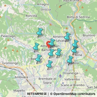 Mappa Via Cimagro, 24030 Almenno San Bartolomeo BG, Italia (1.52)